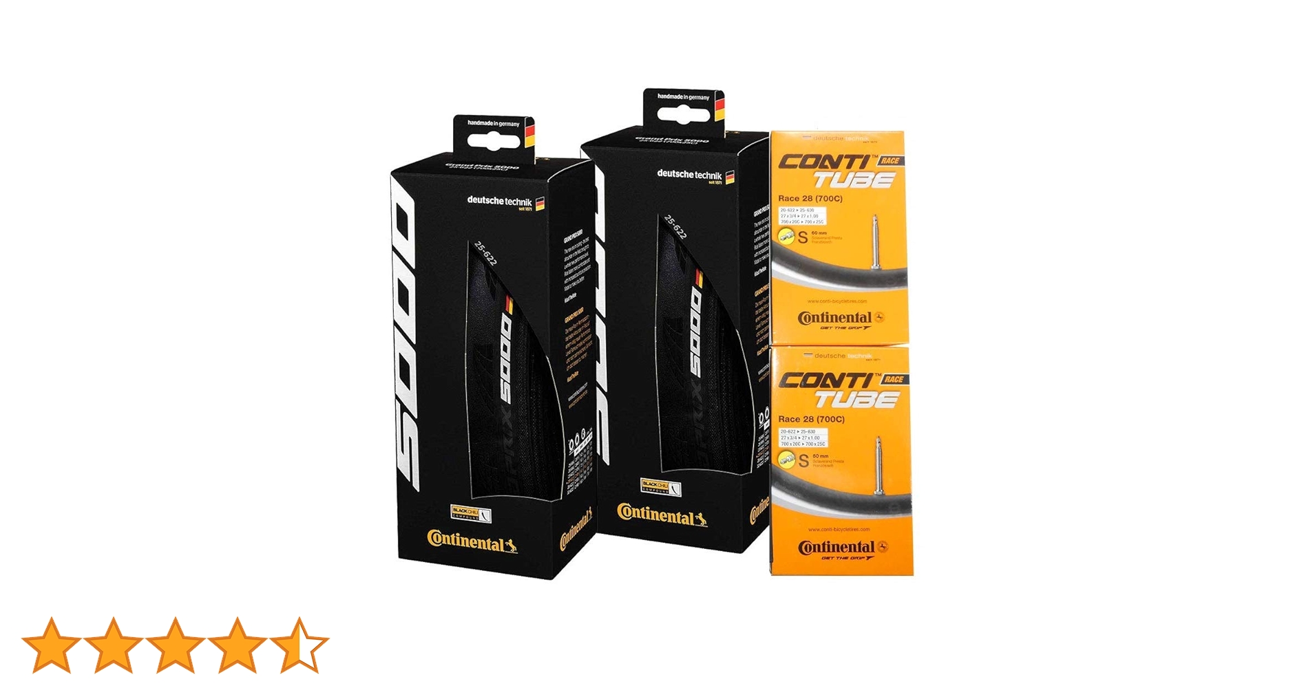 Amazon.co.jp: タイヤとチューブ2本セット Continental